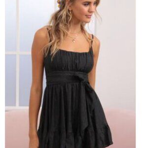 Elegant Black Sleeveless Dress